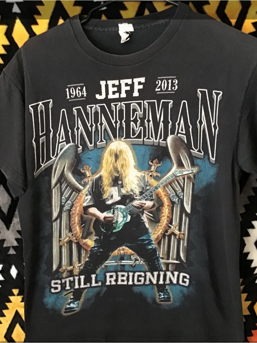 Vintage 2013 Jeff Heinman Guitarist Rock N Roll Tee